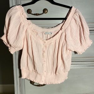 Pink blouse